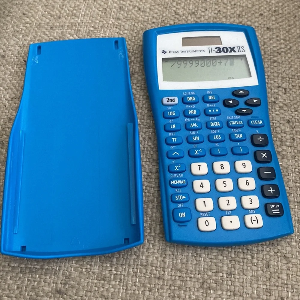 Texas Instruments Student TI-30X IIS Scientific Calculator.